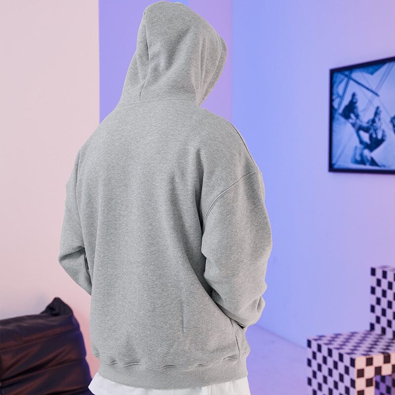 Heavyweight oversize sweatshirts, European and American trendy casual hoodies, custom khaki men's sweatshirts Hoodie Record Store 01 